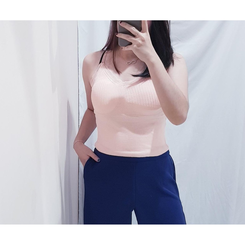 4018 sexy sling knit top