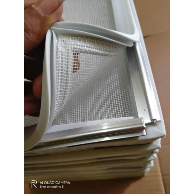 kasa nyamuk fiber glass frame karet