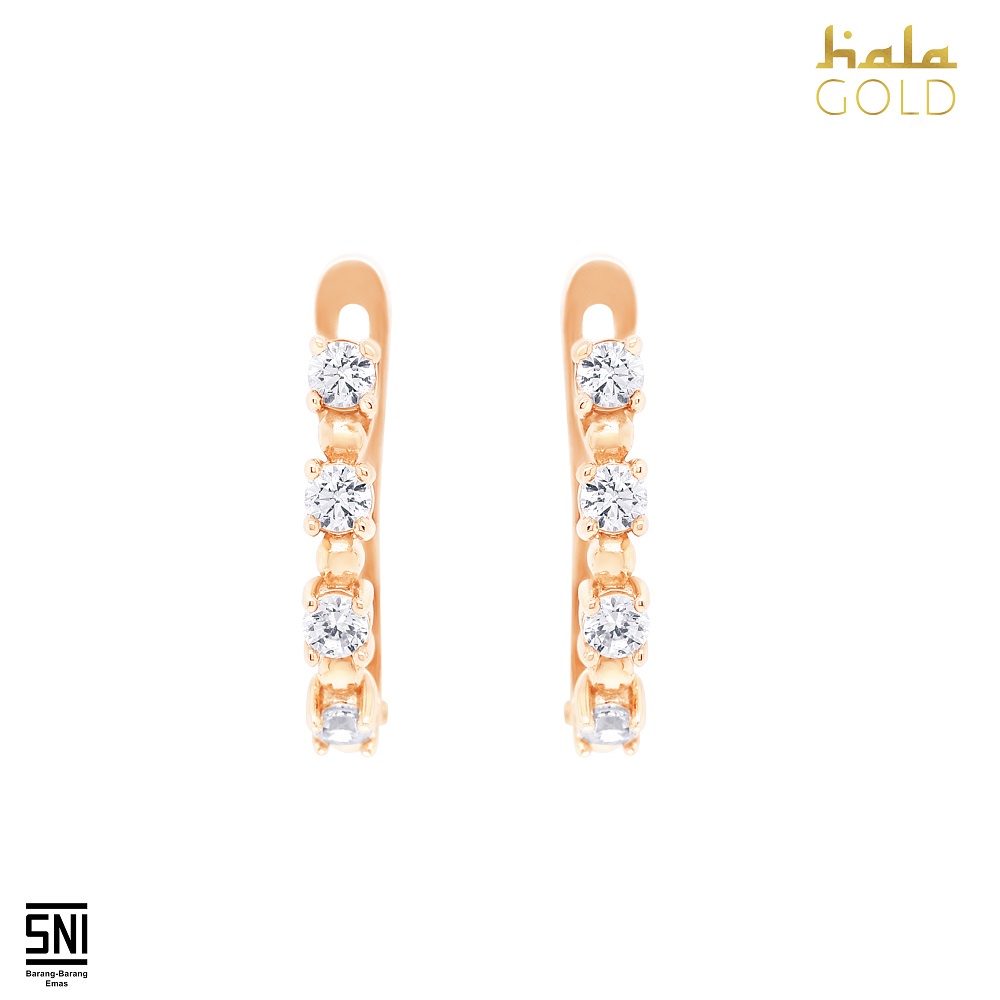 Hala Gold Kerlip Earring / Anting wanita