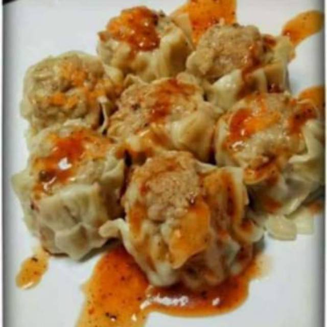 Dimsum saos blackpepper dan saos cabe