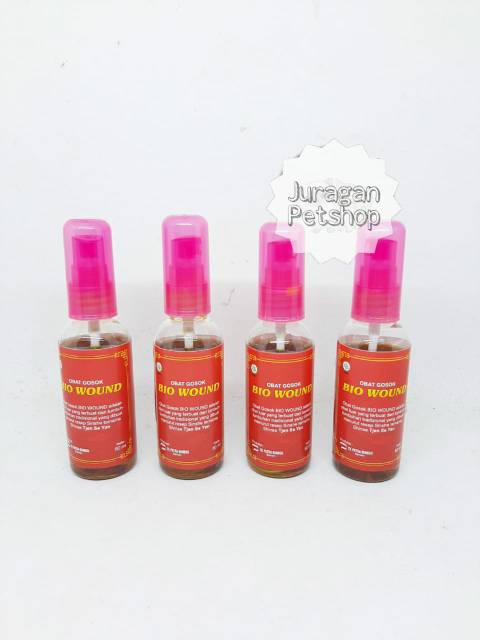 BIO WOUND 60ML | Obat Luka|Memar|Bengkak | Penyakit Kulit Hewan