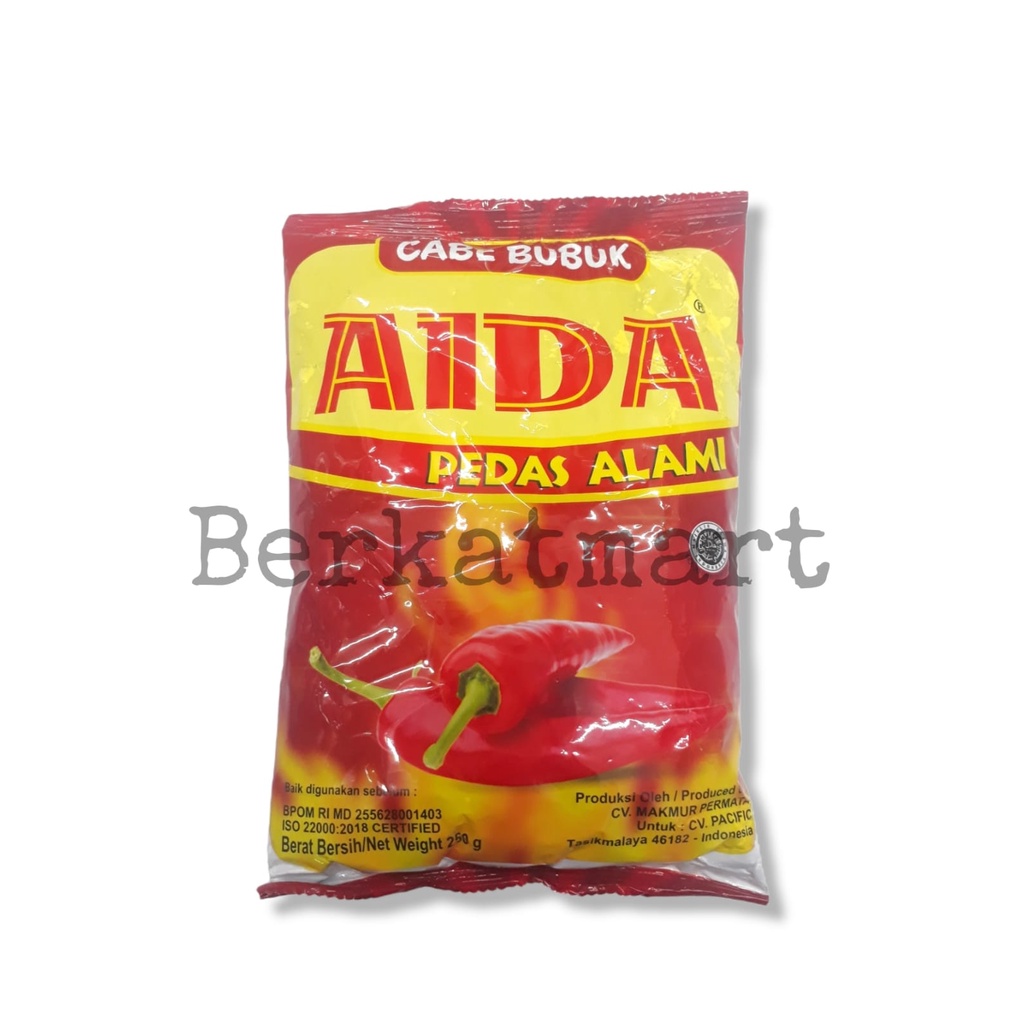 Cabe Giling Pedas Alami Chili Powder AIDA 250g