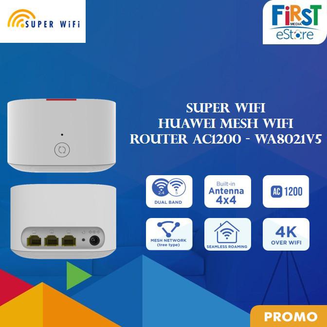 Super Wifi - Huawei Mesh Wifi Router Ac1200 - Wa8021V5