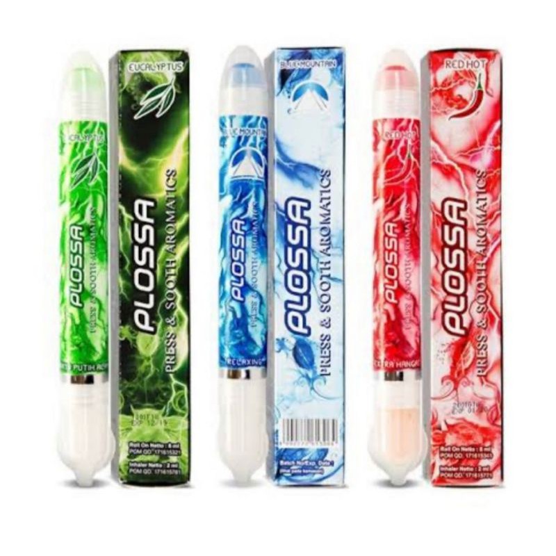 Plossa Roll on & Inhaler. Plossa Mini Roll On