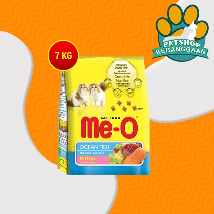 Makanan Kucing Kering Meo Cat Food Kitten Ocean Fish 7 Kg