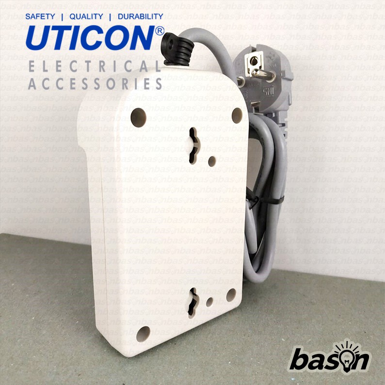 UTICON ST1282SW Power Extension - Stop Kontak 2Lubang 1.5 Meter dengan individual switch