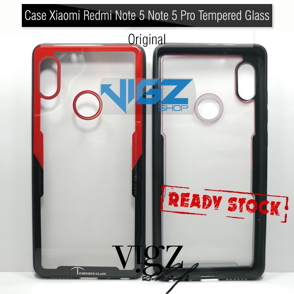 Case Hardcase Xiaomi Redmi Note 5 Note 5 Pro Tempered Glass