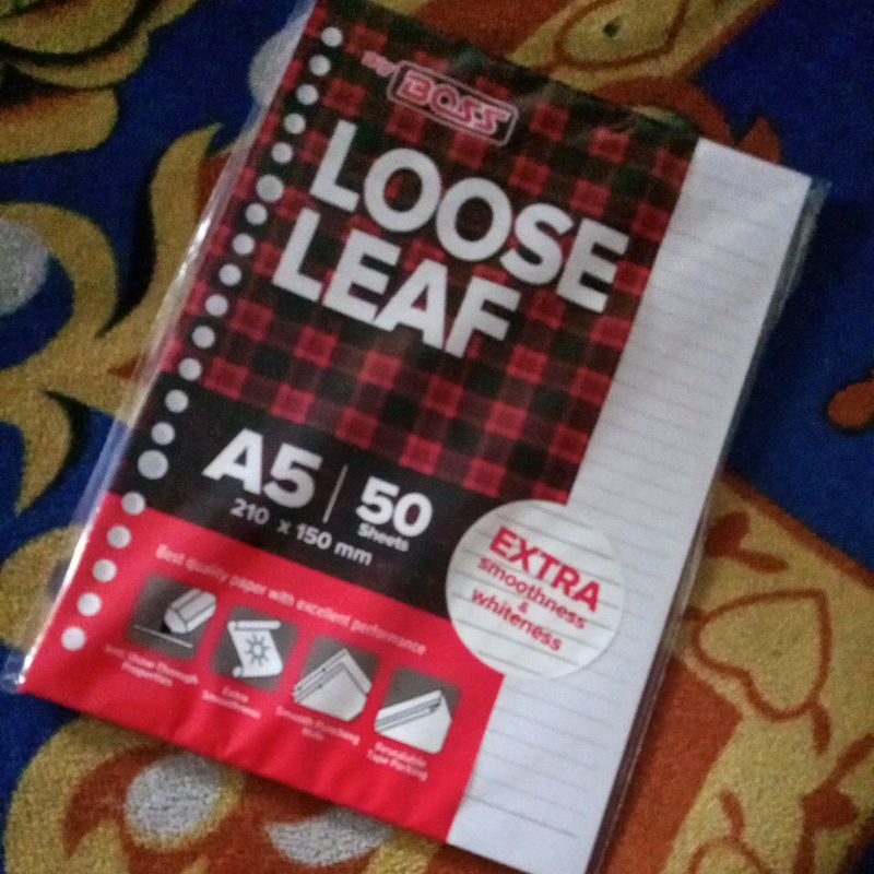 

kertas isi ulang bergaris isi 50 lembar A5