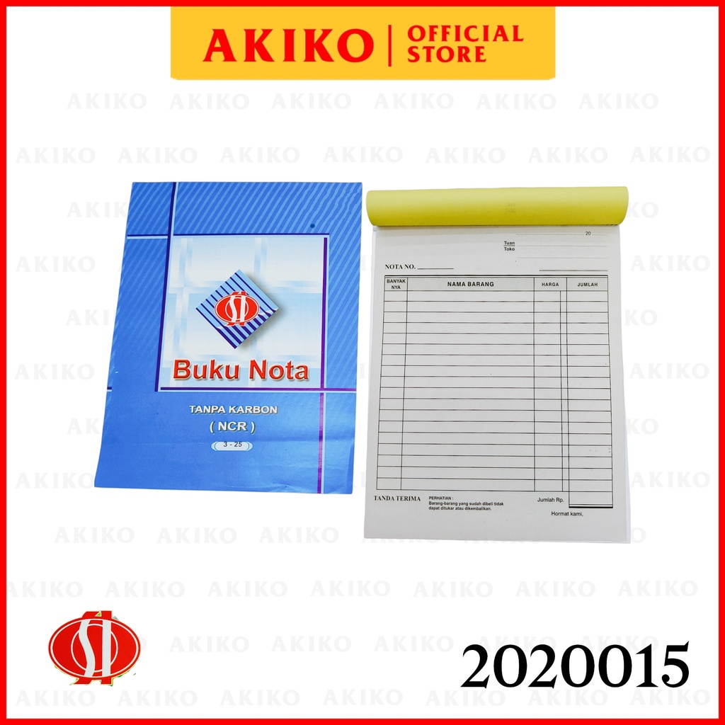 

Nota NCR 3x25 Besar
