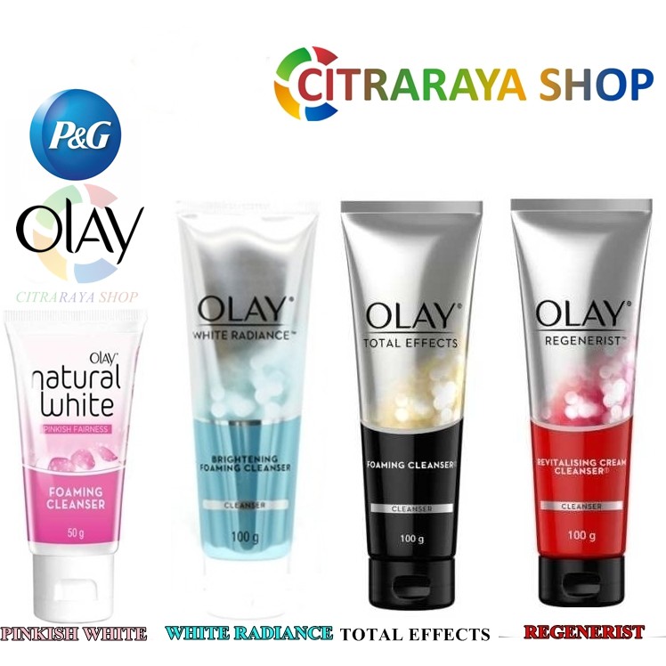 OLAY CREAM CLEANSER / SABUN MUKA /FOAM CLEANSER /WHITE RADIANCE /ANTI