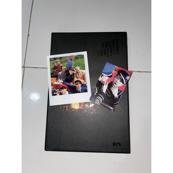 BTS ALBUM YOUNG FOREVER UNSEALED PHOTOCARD GROUP (POLAROID) + PC NAMJOON DOPE (FIRST PRESS) UNSEALED