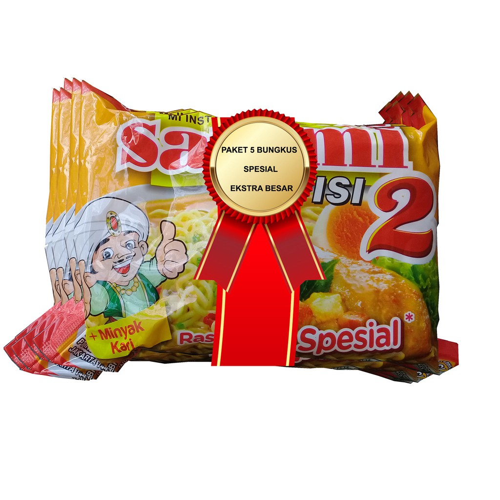 

5 BKS SARIMI ISI DUA RASA KARI SPESIAL 115GRAM, ENAK MURAH