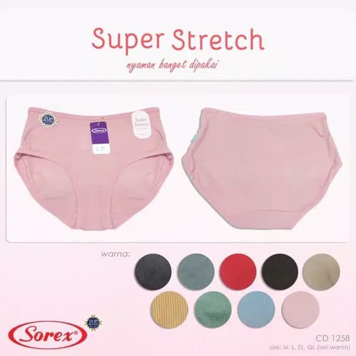 3 PCS CELANA DALAM SOREX WANITA/ SOREX UNDERWARE FOR WOMEN SOREX 1258