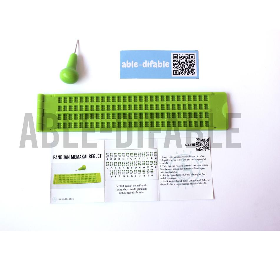 

Seller Resmi REGLET SLATE BRAILLE | RIGLET 4 BARIS | TULIS TUNA NETRA