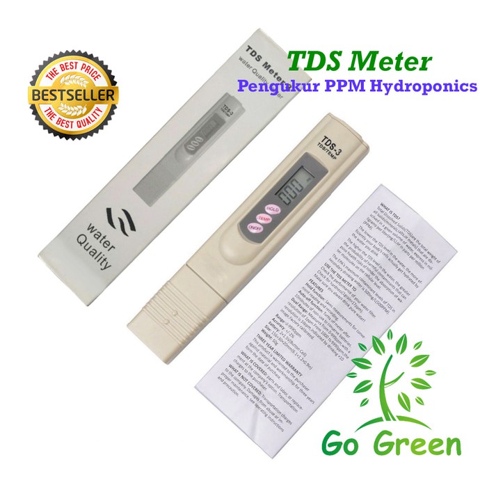 TDS Meter PPM Meter Alat Ukur Hidroponik | Shopee Indonesia