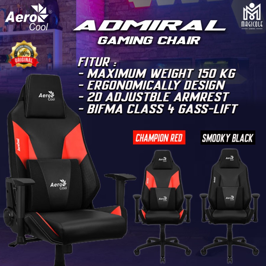 Jual Aerocool Admiral Gaming Chair | Shopee Indonesia