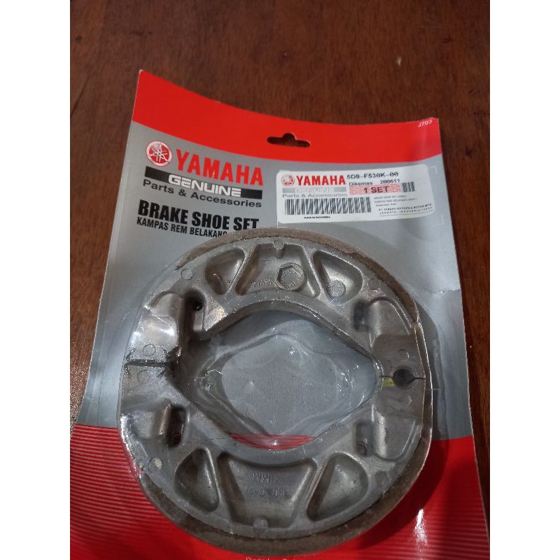 Kampas rem belakang Vega zr 5D9 Kampas rem Vega zr