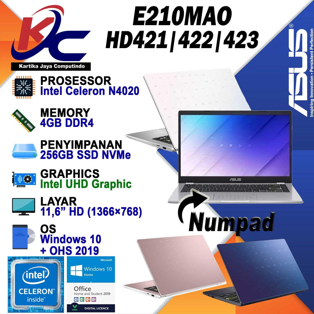 ASUS E210MAO CELERON