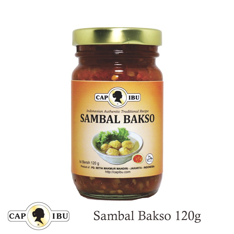 

Sambal Bakso Cap Ibu 120G (Botol Mini)