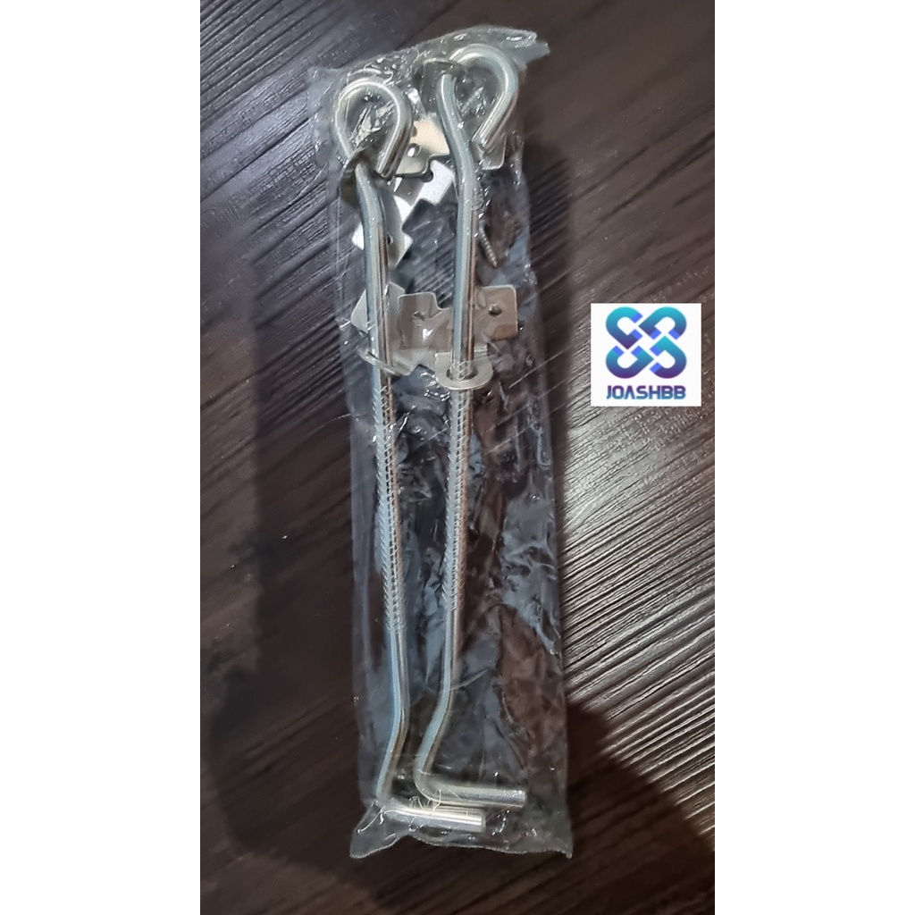 HAK ANGIN SILVER  8 inch (20cm) / CANTOLAN PENAHAN JENDELA - ANTI KARAT KUALITAS TEBAL TERMURAH HIGH QUALITY