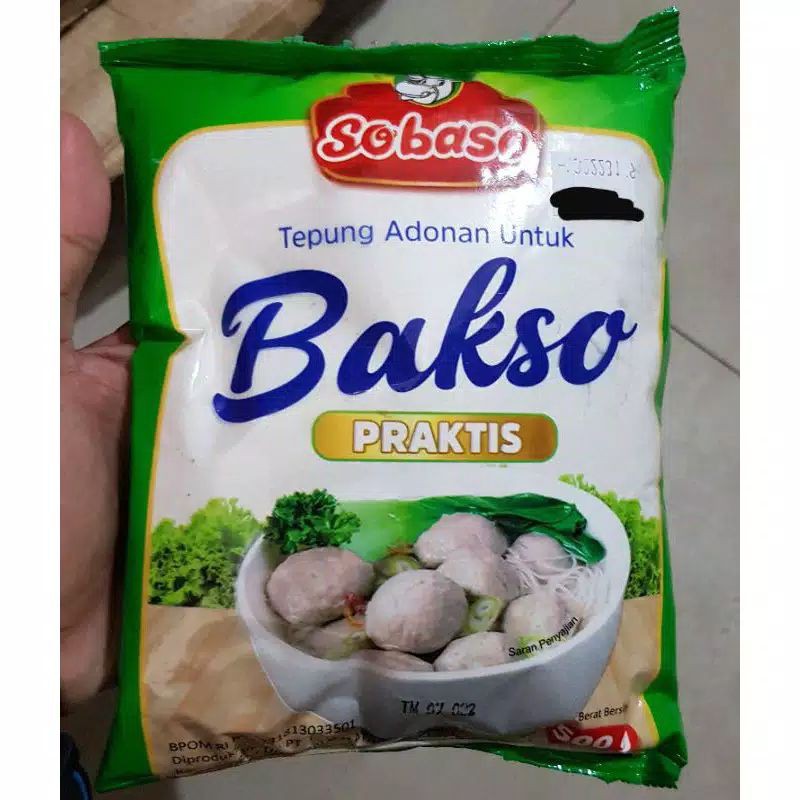 

SOBASO Tepung Adonan praktis untuk Bakso 500gr