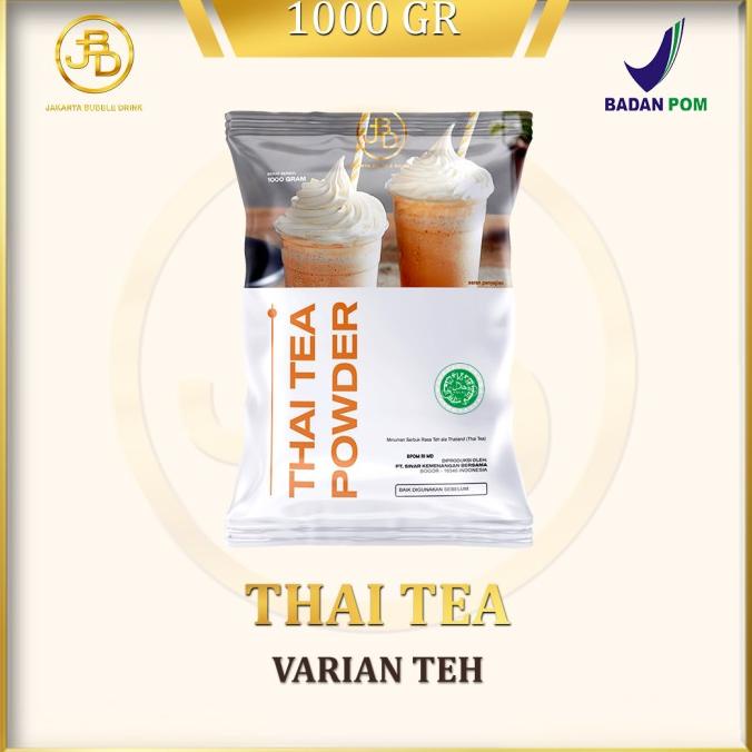 

[ COD ] Bubuk Minuman Premium Thai Tea 1Kg || Jakarta Bubble Drink SALE Kode 168