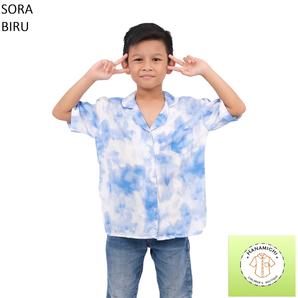 Hanamichi SORA Kemeja Anak Lengan Pendek