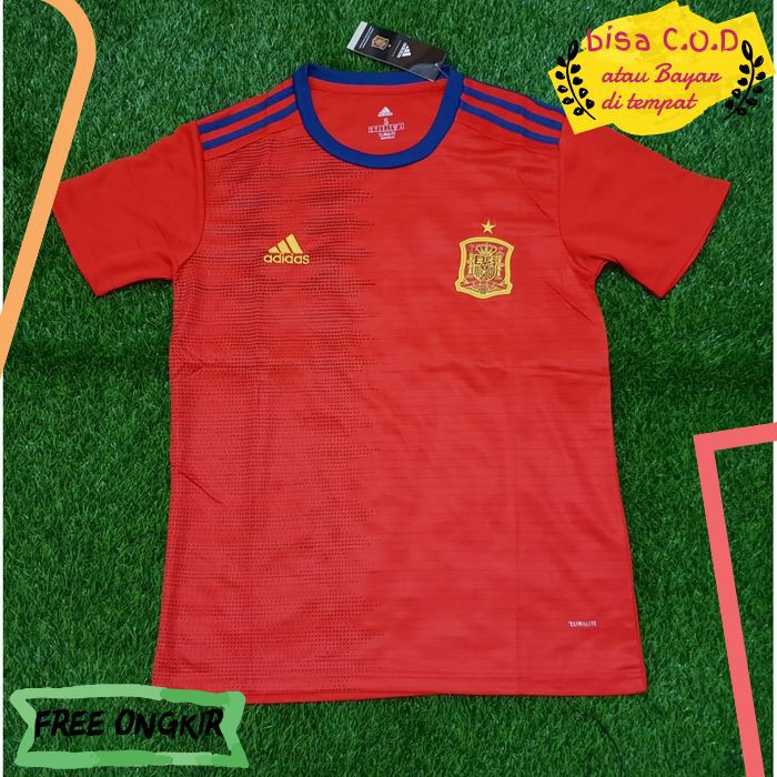 [COD]341 JERSEY BOLA SPANYOL HOME OFFICIAL 2019/2020 GRADE BAJU KAOS FUTSAL ORIGINAL ANAK PRIA