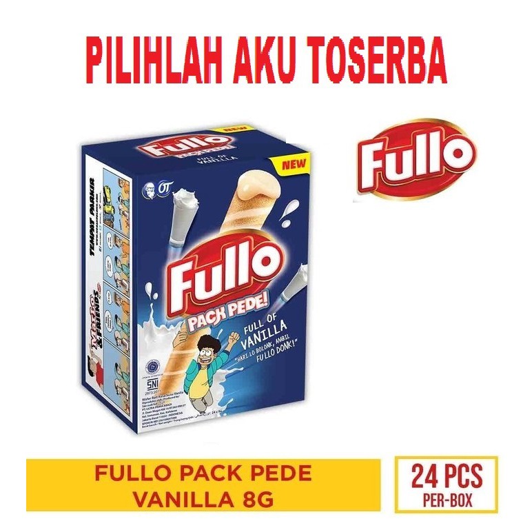 FULLO STICK VANILLA 8 gram - 1 BOX ISI 24 pcs