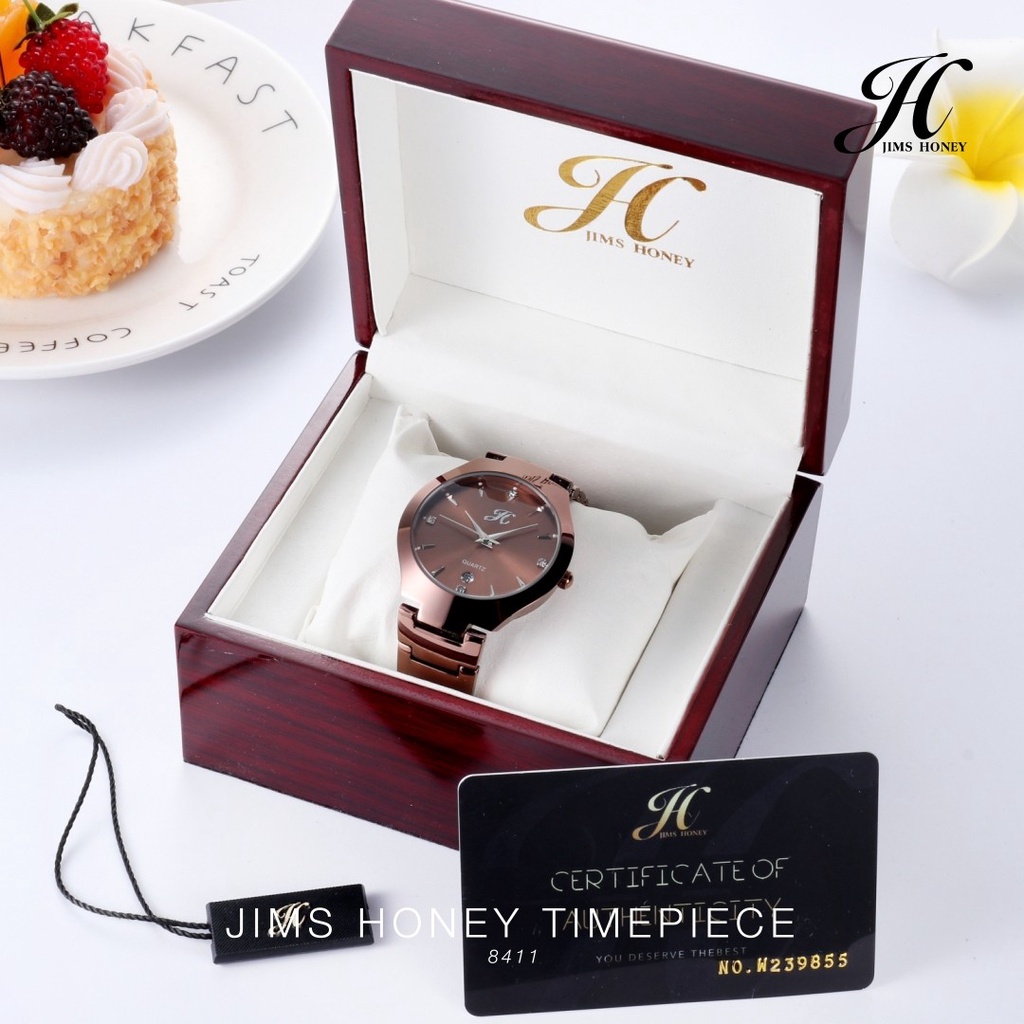 Jimshoney Watch 8411 - Jam Tangan Pria Wanita Couple Original Murah Import Trendy Terbaik