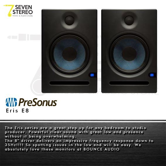 PreSonus Eris E8XT Studio Speaker Monitor