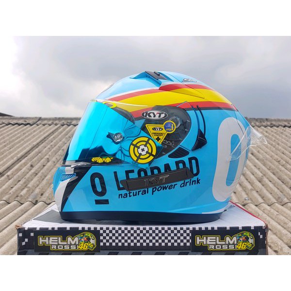 KYT K2R K2RIDER REPAINT LEOPARD PAKET GANTENG