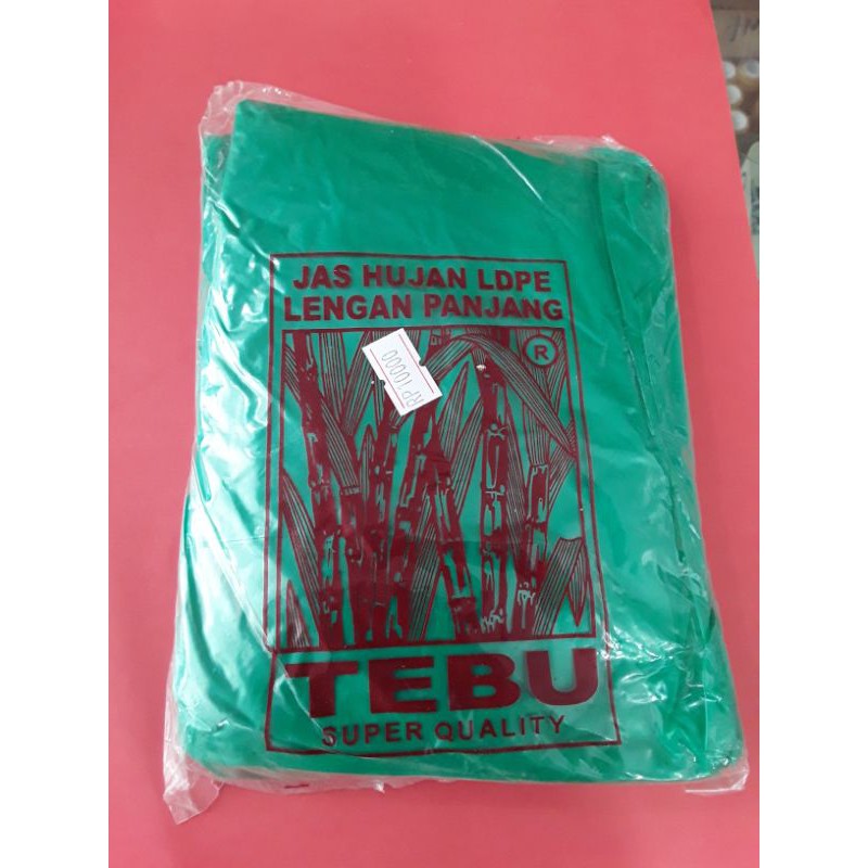 Jas Hujan Plastik Tebu