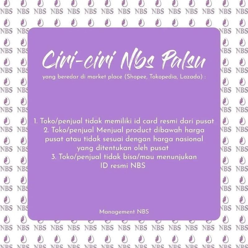 CIRI CIRI NBS PALSU
