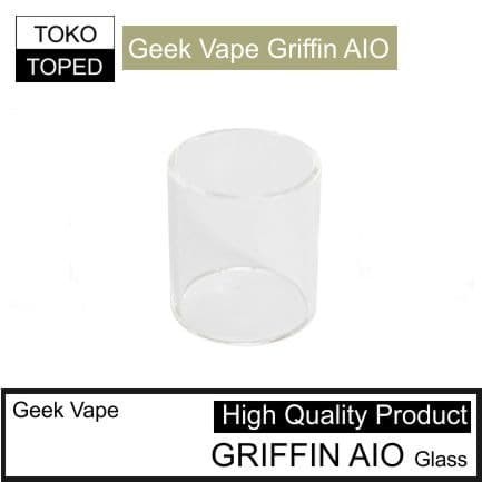 koleksi tabung bahan kaca GRIFFIN AIO Replacement | 26mm warna glass bening