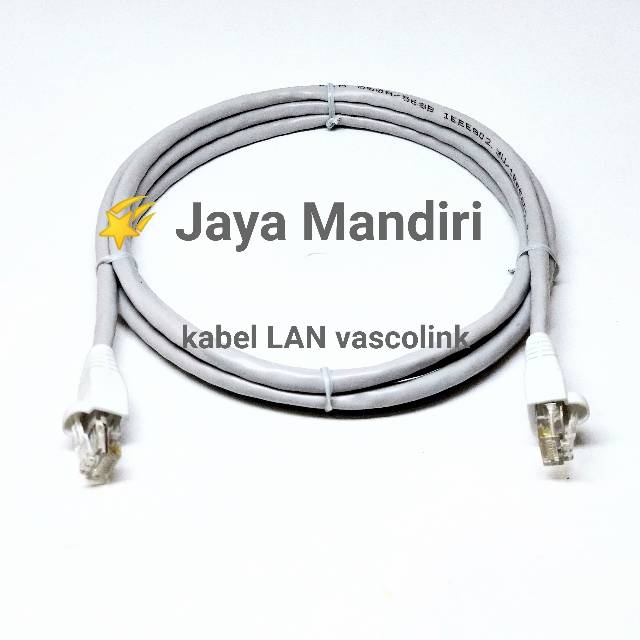 Kabel LAN/UTP 2M CAT 5E VASCOLINK 2 METER