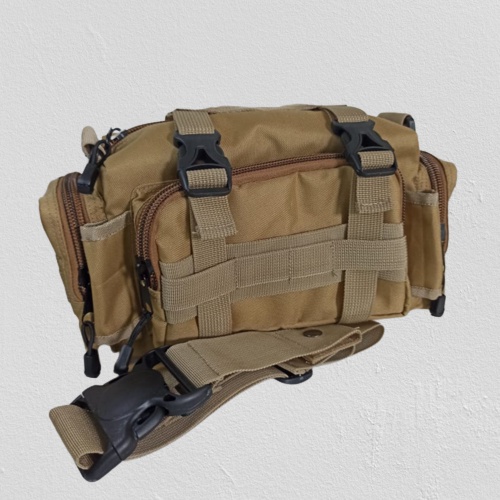 Tas Selempang Cream TNI POLRI Tas Samping Tactical Army
