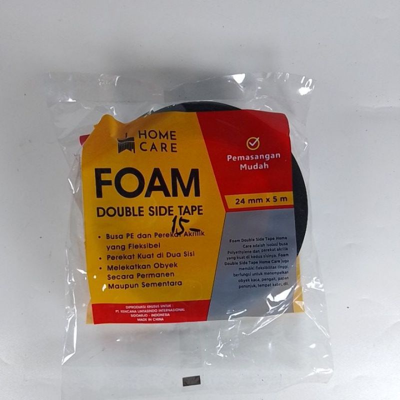 

Double Tape / Double Side Tape Foam 24 mm Home Care 24mm x 5 meter - Avian