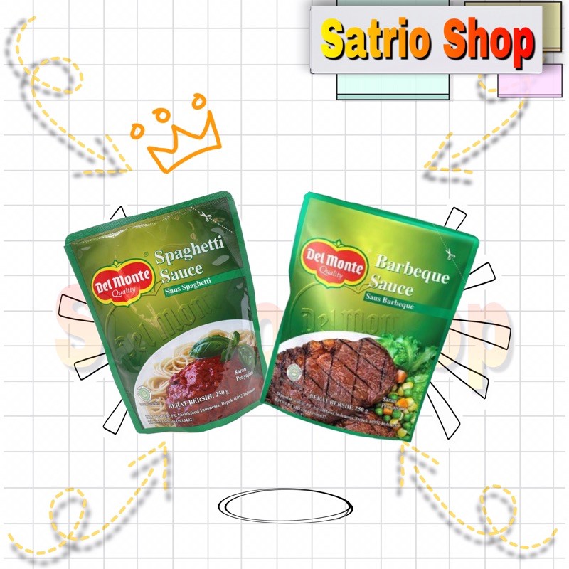 

DEL MONTE Saus Spageti | Saus Barbeque siap pakai 250 gr