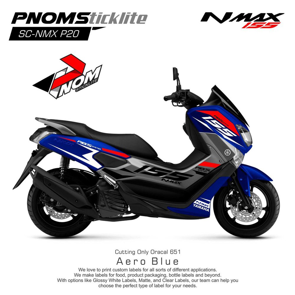 15+ Trend Terbaru Stiker Motor Nmax Warna Biru - Aneka Stiker Keren