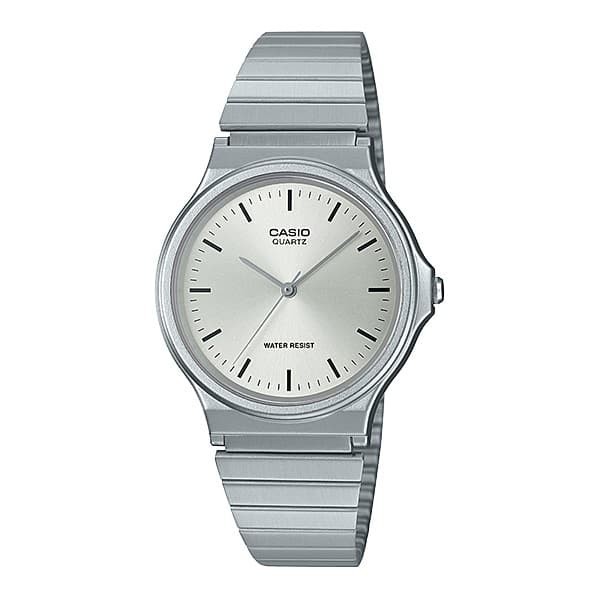 Casio Original MQ-24D-7E / MQ24D-7E Jam Tangan Analog Rantai Stainless Steel Silver