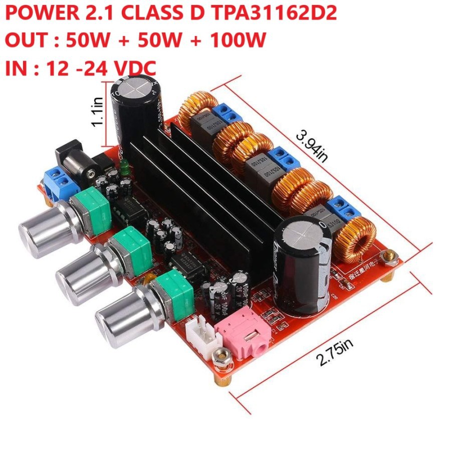power class D 2.1 tpa3116 clas D clasD