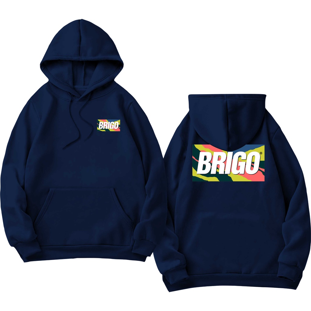 Sweater Hoodie BRIGO ABSTRAK Sablon DTF Fleece Cotton II BRIGO Jumper Hoodie ABSTRAK II M-XXL (Pria &amp; Wanita) Free stiker&amp;Gantungan Kunci