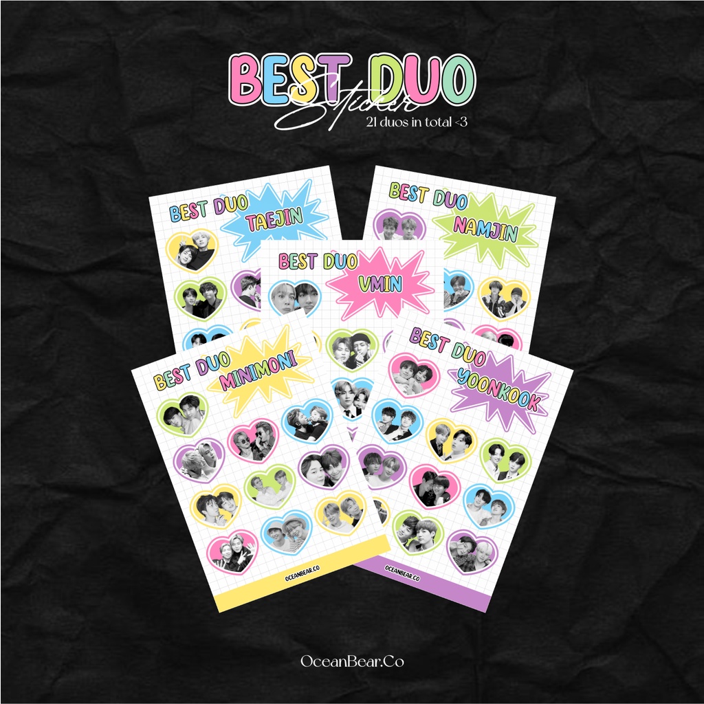 

[OceanBear.Co] - The Best Duo Sticker