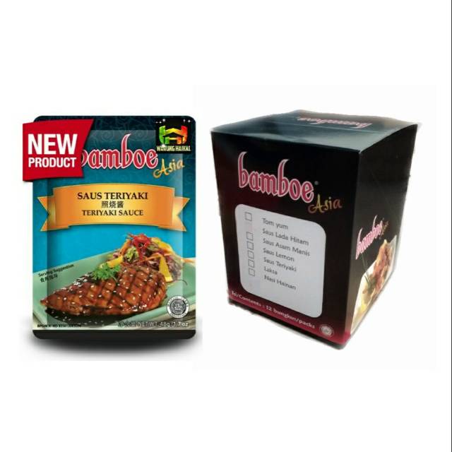 

1 BOX (12pcs) SAUS TERIYAKI INSTAN - TERIYAKI SAOS BAMBOE