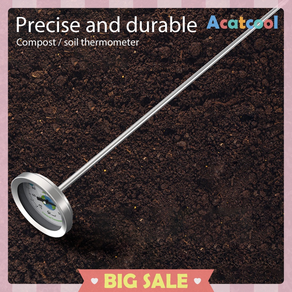 50cm Compost Soil Thermometer Measuring Probe Temperature Tester Meter