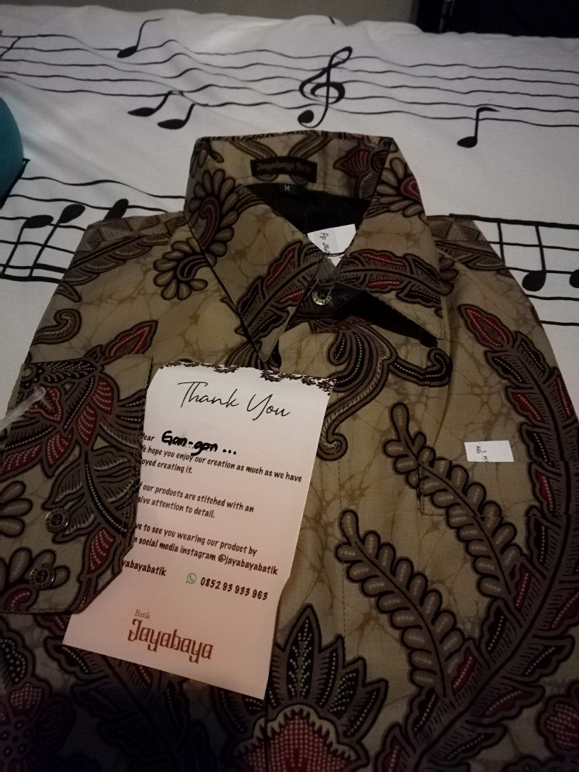 Kemeja Batik Pria Slimfit Jayabayabatik Arga Iii