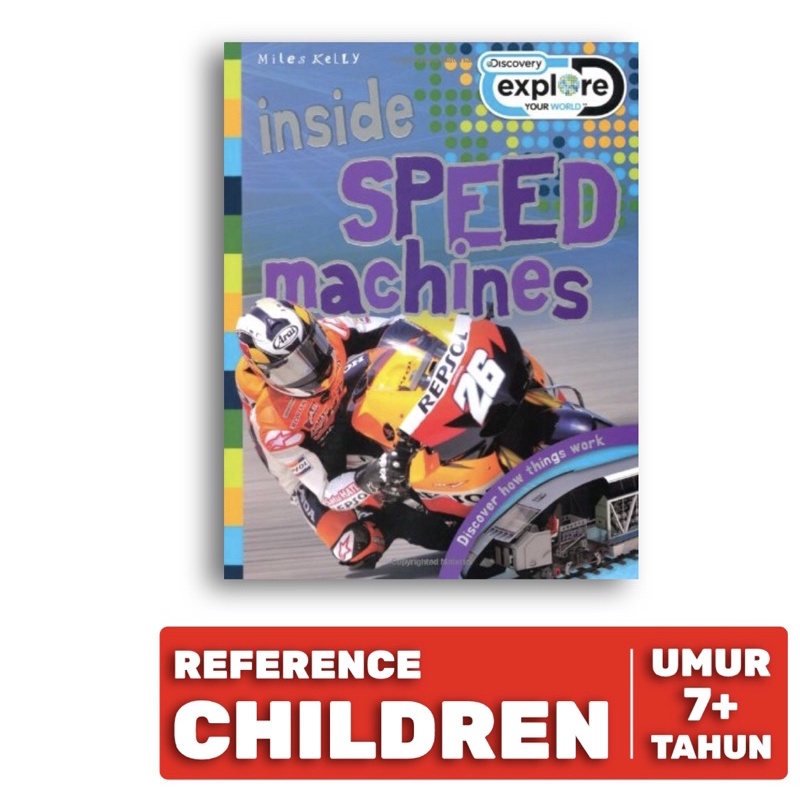 Discovery Explore Book: Inside Speed Machine Buku Ensiklopedia Anak