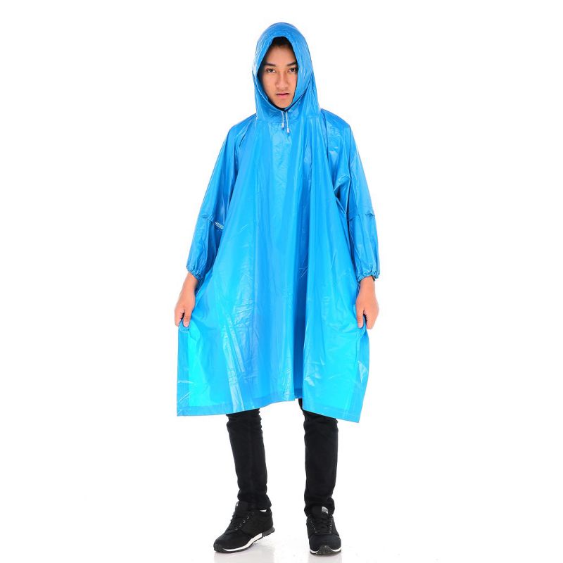 Jas Hujan Ponco Unisex / Mantel Poncho Tangan Ralen Star Polos