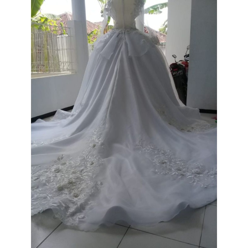 Gaun pengantin wanita pertikut ring 8 berby AKILA 657